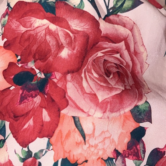 Modcloth fully lined pink with florals  A line skirt size medium, with pockets - Picture 8 of 8